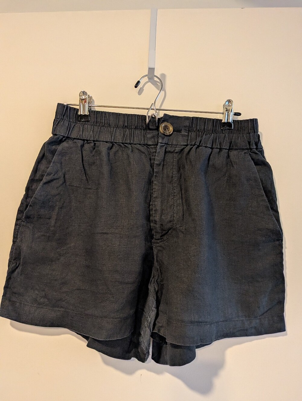 & Other Stories 100% Linen High Waist Shorts